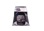 Rectangle Paperboard Folding Gift Boxes With Black Photoresist And Hot Gold Logo