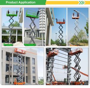 Wholesale Hydraulic Battery Power Electric Scissor Lift Aerial Work Platform Man Lift from china suppliers