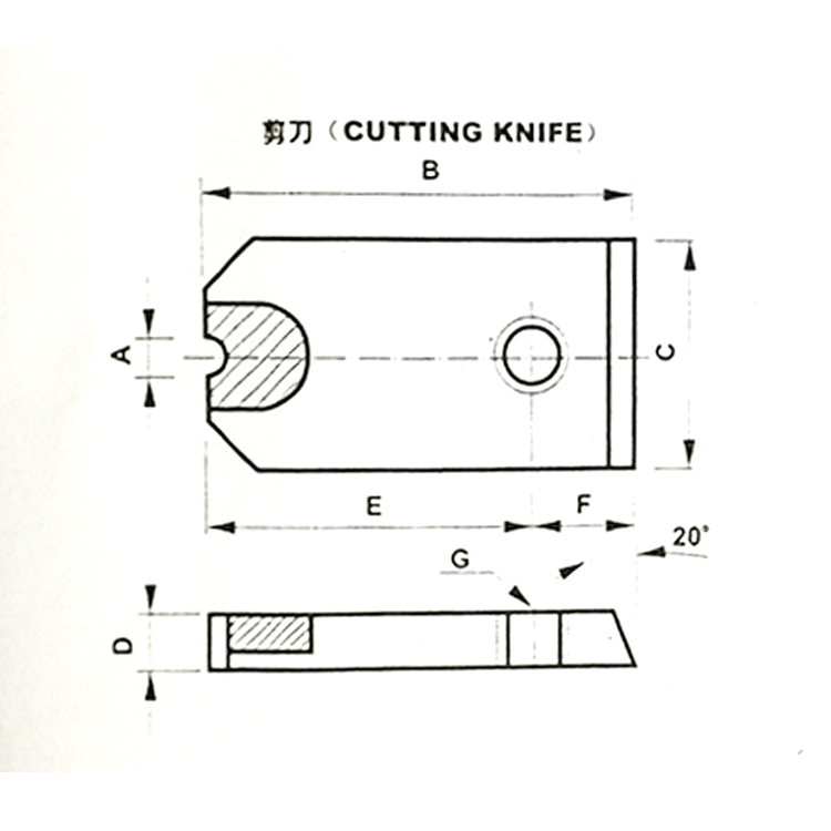 Cutting Die Tungsten Carbide Parts Die Cutting Knife Polished Better Mold Life