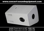 Bass Reflex Full Range Nightclub Sound Equipment 96dB 97dB Black / White Finish
