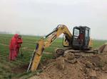 ISO 4427 PE 100 Orange Hdpe Gas Line , Hdpe Plastic Pipe For Water Supply