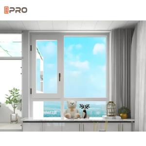 Wholesale Insulated Aluminum Casement Windows Burglar Proof And Fly Screen Mesh Integrated from china suppliers