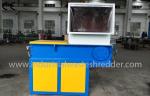 Single Shaft Hard Plastic Lump Shredder , HDPE Plastic Pipe Shredder Smooth