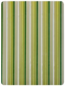 Wholesale Yellow Green Striped Cast Pattern Acrylic Sheet 620 x 1040mm from china suppliers