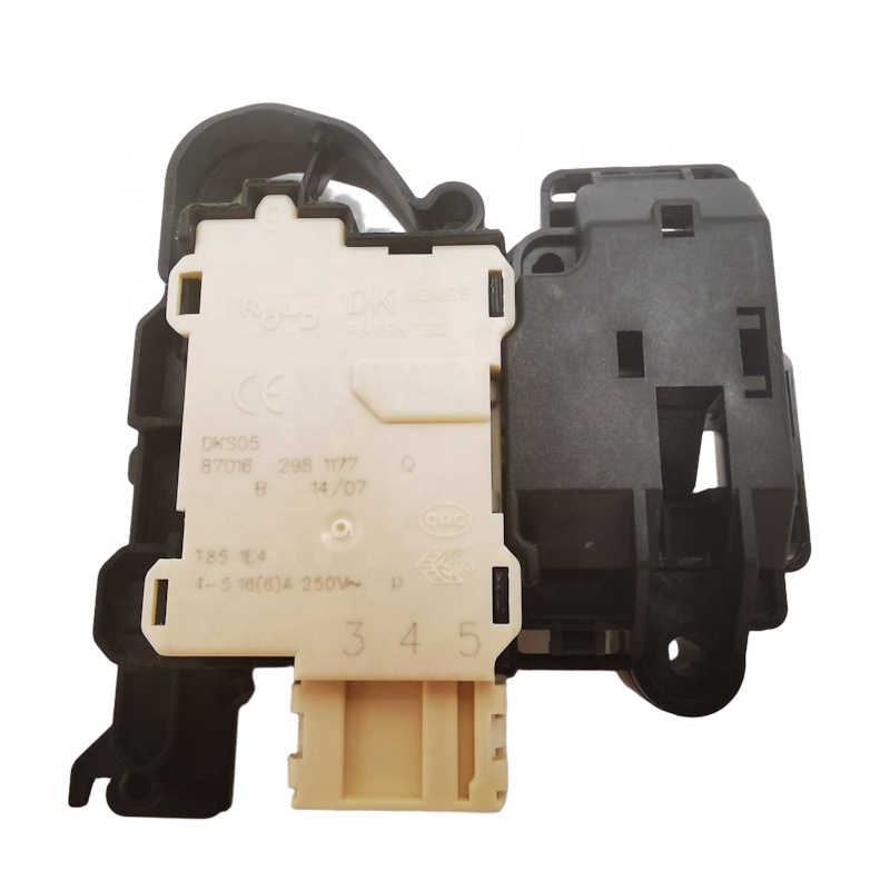 White Black Lock Switch for Surmount Radiant **13 Washing Machine Door Component
