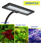 Blue White Gooseneck Clamp RGB Aquarium Light