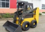 Enclosed Operator Cab Skid Steer for Rent , 4 in 1 bucket Skid Steer Track