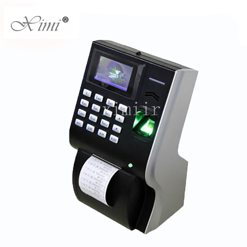 LP400 High Quality Biometric Fingerprint Time Attendance Thermal Printer 13.56MHz IC Card Time Recording