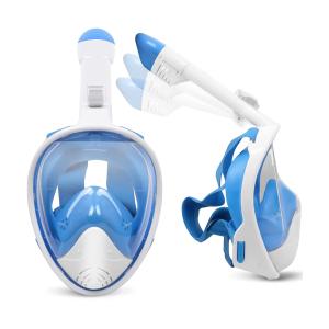 Wholesale Adults Full Face Anti Fog Anti Leak Dive Snorkel Set with Detachable Camera from china suppliers