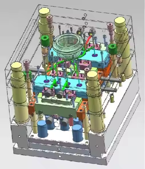 PIM Plastic Injection Mold Customized for Small Parts