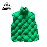 2022 New Fashion Warm Down Green Utility Vest Loose Mens Workout Sleeveless Vest