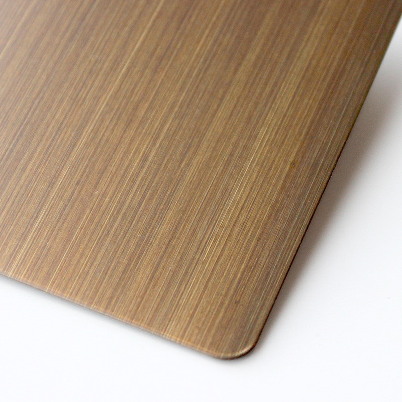 304 316 316L PVD Color Hairline Stainless Steel Sheet brushed stainless steel finish