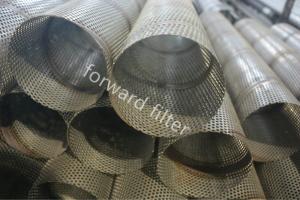 Wholesale Stainless Perforated Steel Pipe For Oil Water Gas Industry In Straight Or Staggered Form from china suppliers