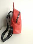 Wholesale luxury full color printing small PU Leather Women Backpack