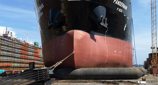Floating Dock Marine Rubber Airbags Ship Launching Inflatable Boat Lift Bags