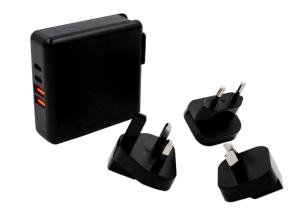 Wholesale Laptop Smart Phone 4 AC Plugs Pd Multi Port USB Chargers from china suppliers