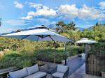 Outdoor Furniture Sofa Set Woven Rope And Aluminum 1+2+3 Seats Garden Sofa