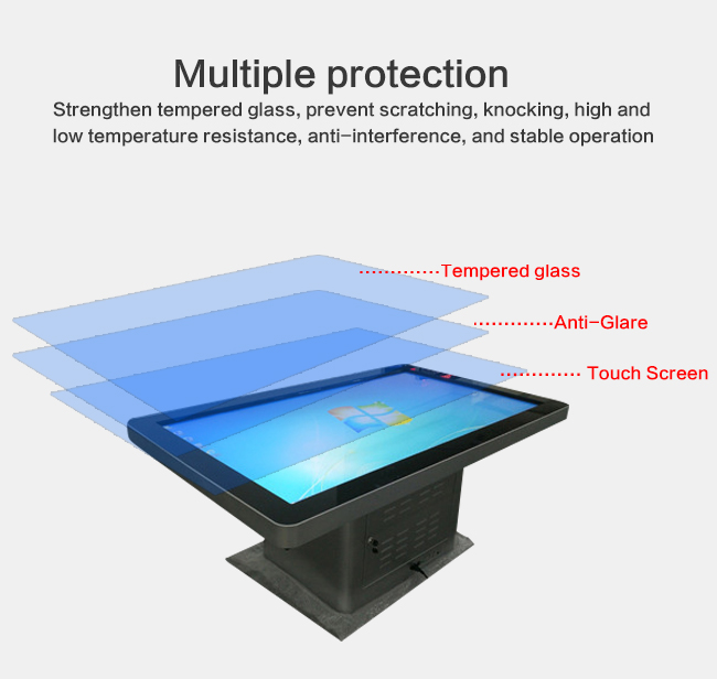 75 Inch Smart Games Table With Multi Touch Interactive Table Kid Children