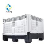 box pallet 1200x1000x760mm large plastic pallet box bin for fruit and vegetable