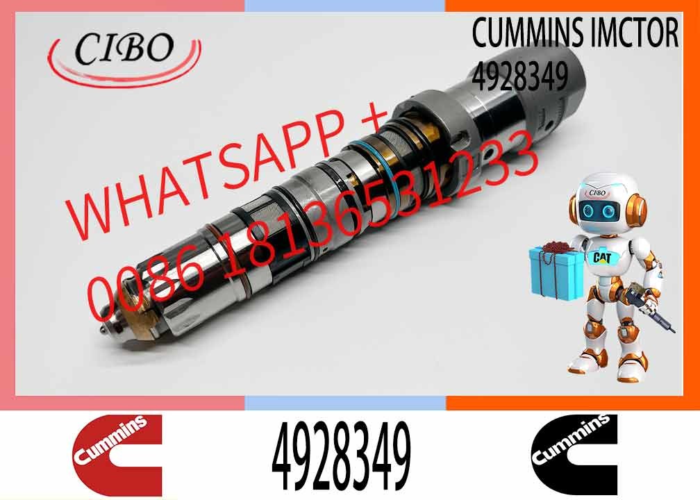 Common rail injector fuel injecto 4326779 4928346 4928349 for QSK23 Excavator QSK23 QSK45 QSK60