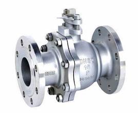 2-pc stainless steel ball flange valve ASME B16.34 full port wcb cf8m casting