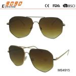 Sunglasses with metal frame, new fashionable designer style, UV 400 Protection