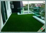 PE Yarn Commercial Outdoor Artificial Grass Non - infill Need For Outdoor