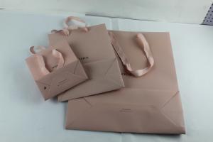Wholesale Smoky Rose 250gam Coated Cardboard Shopping Bag With Handles from china suppliers