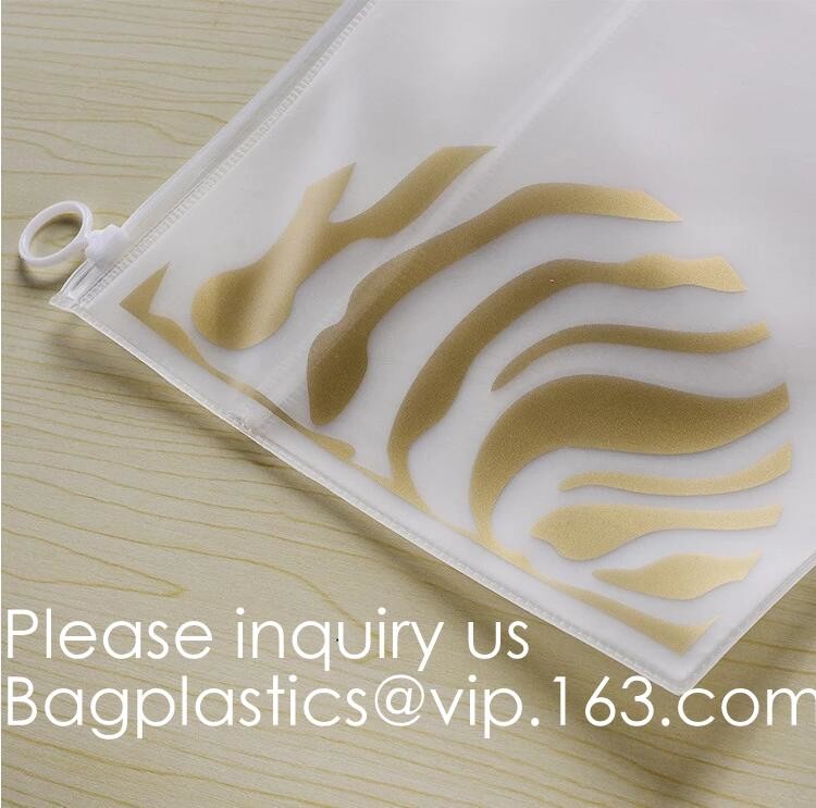 Eco-Friendly Transparent Soft EVA Plastic Cosmetic Packaging Bags With Zipper Top,EVA Plastic Durable Cosmetic Bagease