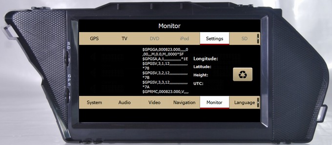 High quality Car radio for Mercedes Benz GLK X204(2008-20114) with gps dvd/ipod/steering/sd/usb OCB-8809