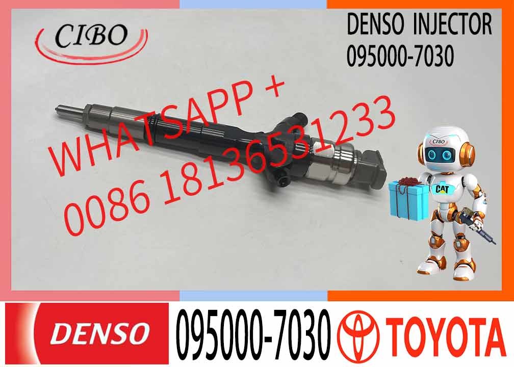 095000-7040 095000-7030 23670-39145 Diesel Fuel Injector For Toyota Hiace Hilux 1KD-FTV 2KD-FTV D-4D 3.0L Engine