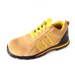 Wholesale Genuine leather Yellow Steel Toe Shoes Lightweight S3 Safety Boots from china suppliers