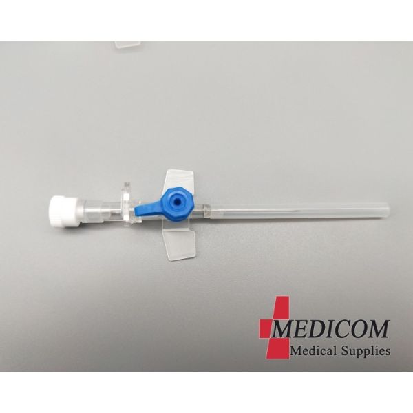 factory price iv cannula catheter with injection port and wings 14G 16G 18G 20G 22G 24G 26G sterile by eo gas
