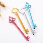 Key Shaped Creative Neutral Pen 0.5mm Candy Color Plastic Gel Pen For Student