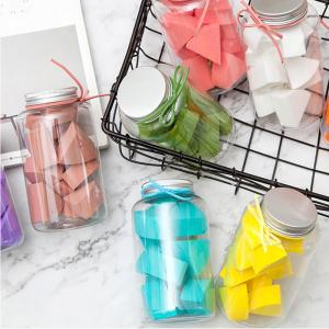 Wholesale Triangle Shape Microfiber Makeup Sponge Close Skin Powder Puff Set 12pcs from china suppliers
