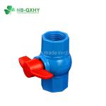 PVC Octagonal Ball Valve made of Black Plastic with JIS Standard Female Thread