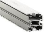 ALUMINIUM MODULAR CONVEYOR SYSTEM XL85 FLEXIBLE BEVERAGE BOTTLE LINE WHITE COLOR