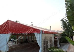 Wholesale Uv Resistant 8 By 21 Backyard Big Outdoor Party Tent White Mixed Red Color from china suppliers