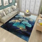 Colorful Maple Leaf Patterned Carpet For Household Bedroom Living Room