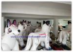 PVC Airtight White Inflatable Dog 2.2m High For Advertisement ODM