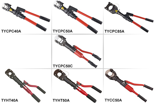 40mm Transmission Line Tool Hydraulic Cable Cutter Cutting Force 70kn