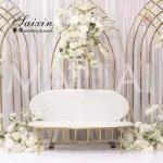 Backdrop Decoration For Wedding Reception Church European Stand Stainless Steel