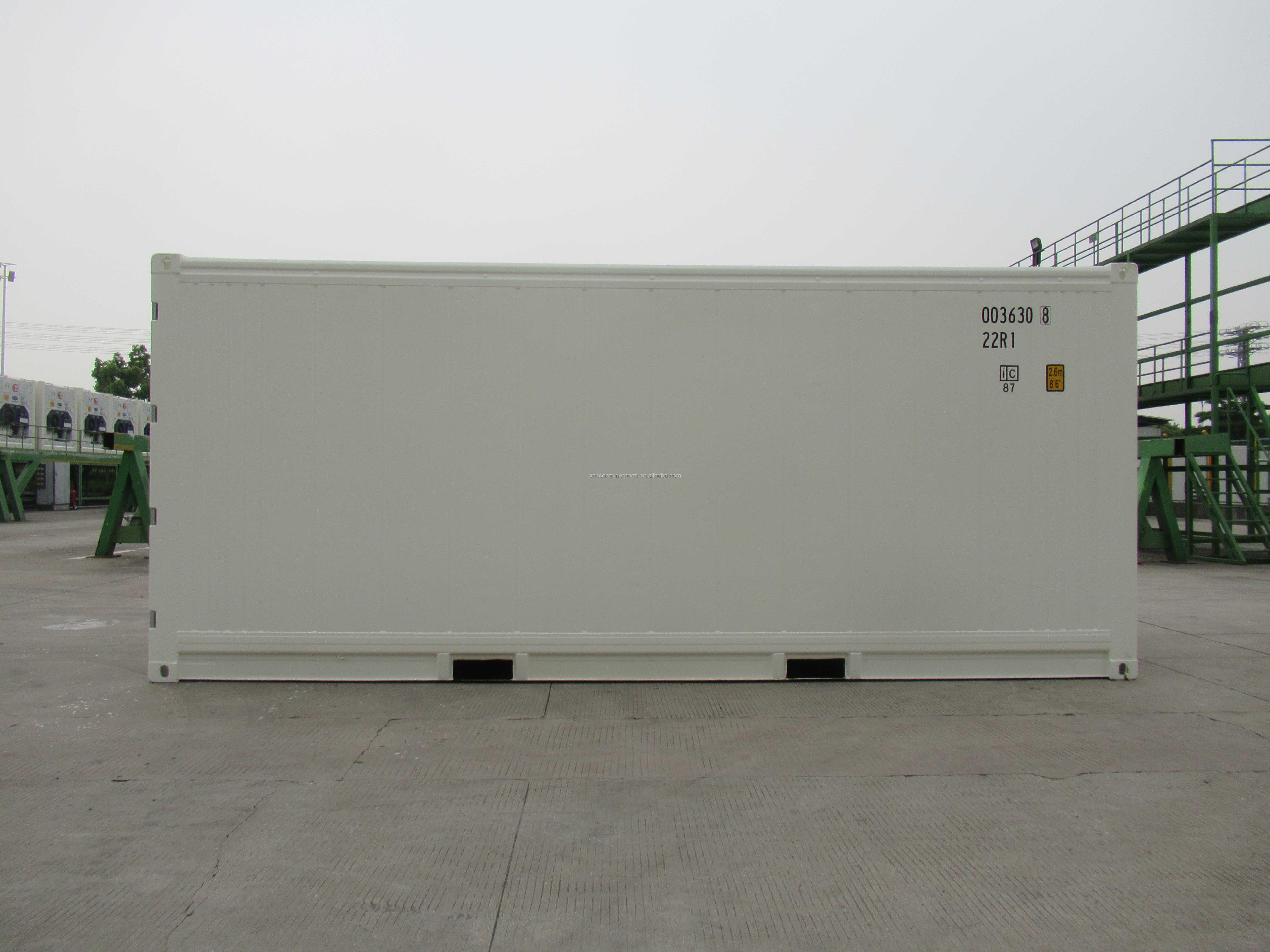 20ft Reefer Container Thermo King Refrigerated Cooler with External Dimensions 606*244*259mm and 32CBM Capacity
