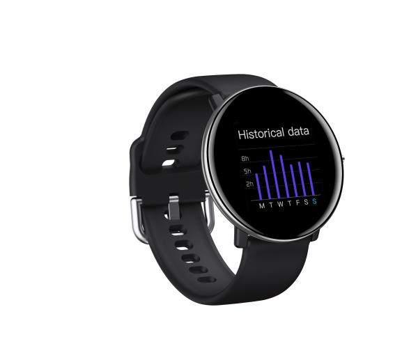 HS6620D DM18 180mAh 1.3 Inch Smart Bluetooth Heart Rate Watch BLE4.2