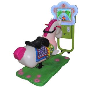 Wholesale High Profit Coin Operated Carousel Horse , 3d Coin Operated Rocking Horse With 17 Games from china suppliers