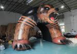 Custom Team PVC Tarpaulin 20ft Giant Bear Football Inflatable Bear Football