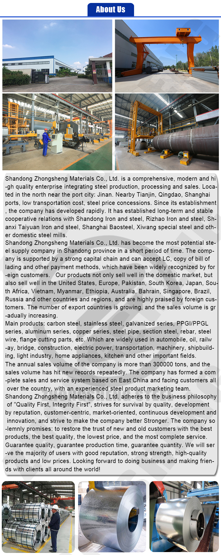 Z60 SGCC 0.30 Hot Dip Galvanizing Coil PPGI for Shutter Door at Discounted and Welding Service
