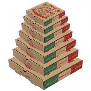 Wholesale Glossy Lamination Pizza Packaging Box Square Printed Pizza Boxes from china suppliers