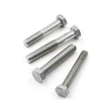 White NXF 2205 Duplex Stainless Steel DIN933 M6*20 Grade D6 Washed Hex Head
