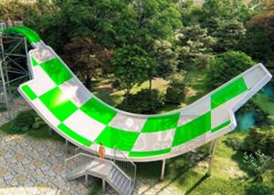 Wholesale Ashland GelCoat Fiberglass Water Slide 250 Riders / H Capacity 12.3X35M Area from china suppliers